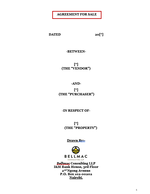 Agreement for Sale of freehold Land - companies -  Pro Purchaser document preview